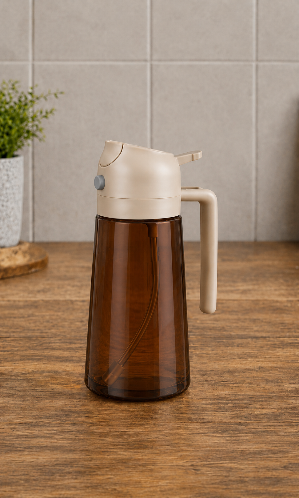 spray and pour oil effortlessly with the 2-1 oil spray dispenser