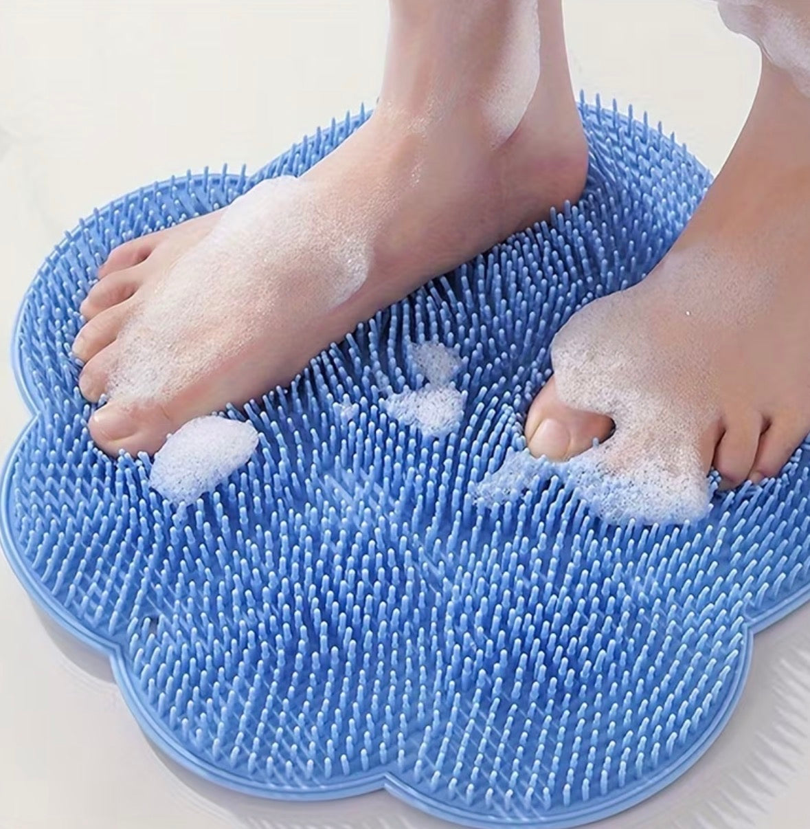 1pc Shower Foot & Back Scrubber Mat -Non-Slip | Enhanced Exfoliation And Relaxation
