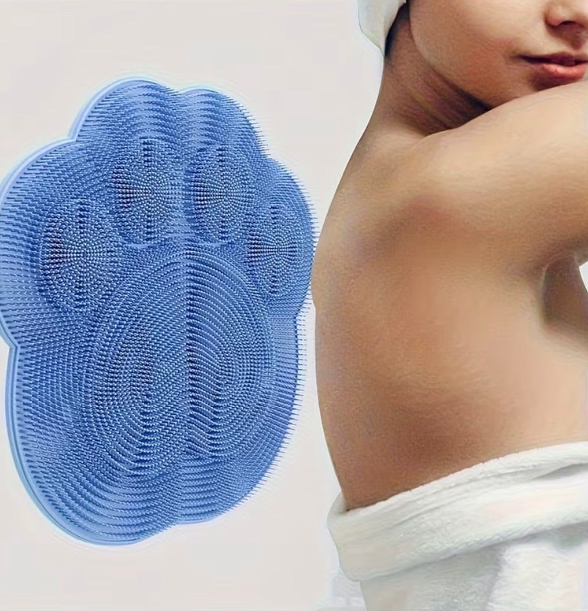 1pc Shower Foot & Back Scrubber Mat -Non-Slip | Enhanced Exfoliation And Relaxation