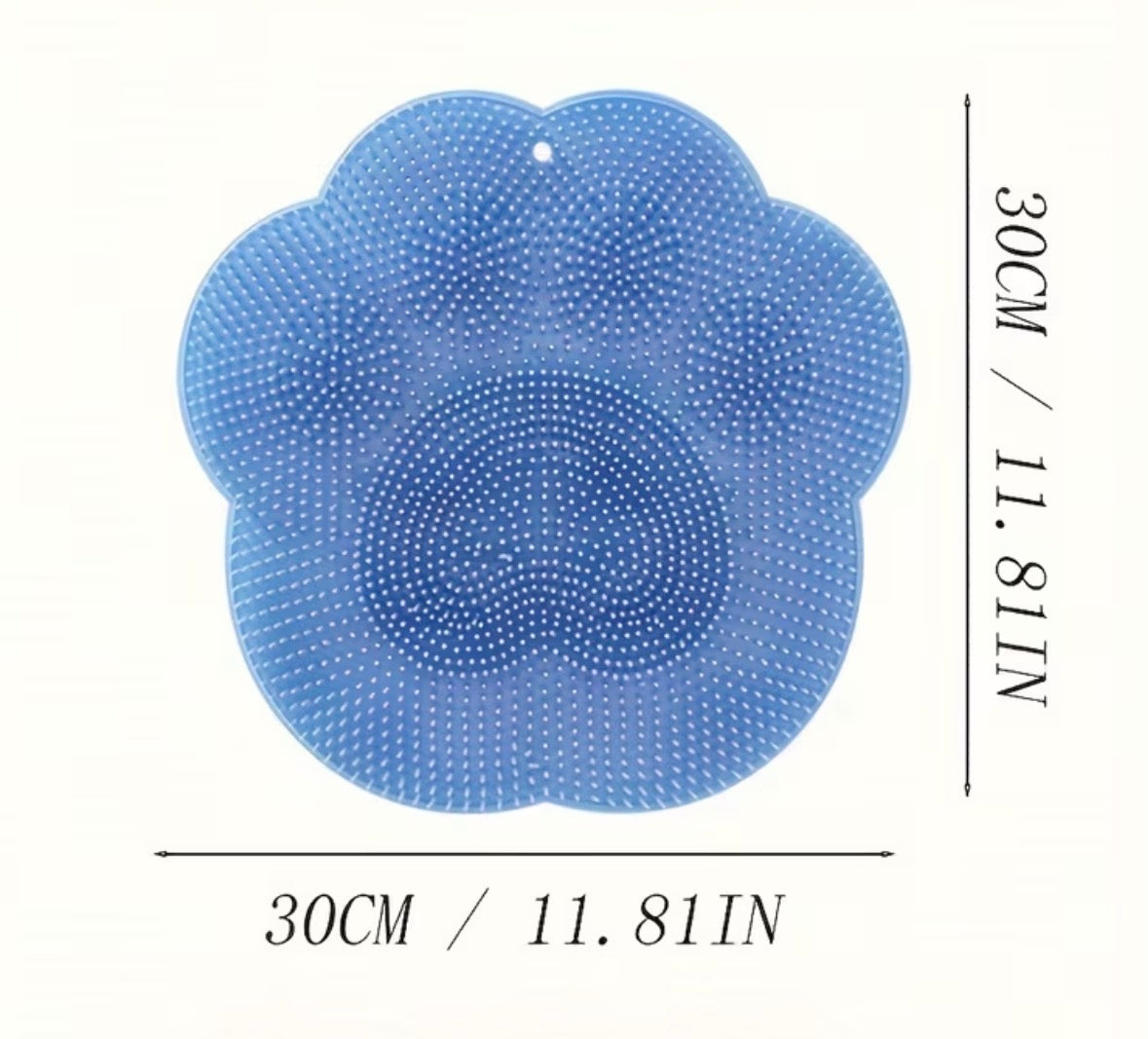 1pc Shower Foot & Back Scrubber Mat -Non-Slip | Enhanced Exfoliation And Relaxation