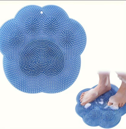 1pc Shower Foot & Back Scrubber Mat -Non-Slip | Enhanced Exfoliation And Relaxation