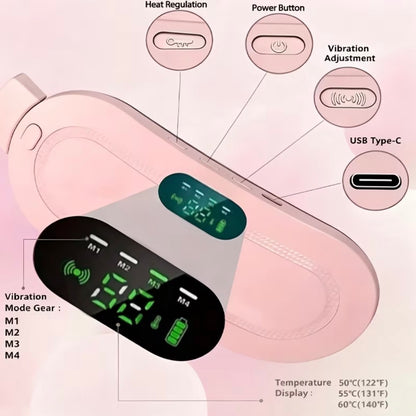 Women's Period Heating & Massage Pad – Cordless Electric Relief