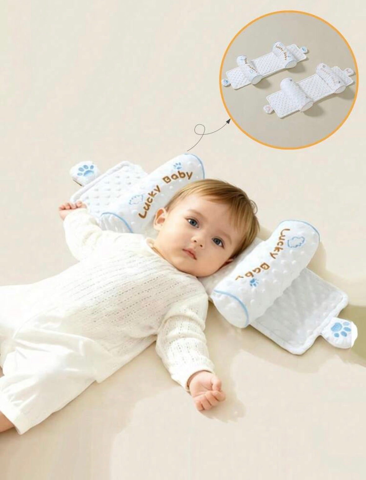 Adjustable Newborn Baby Head Pillow