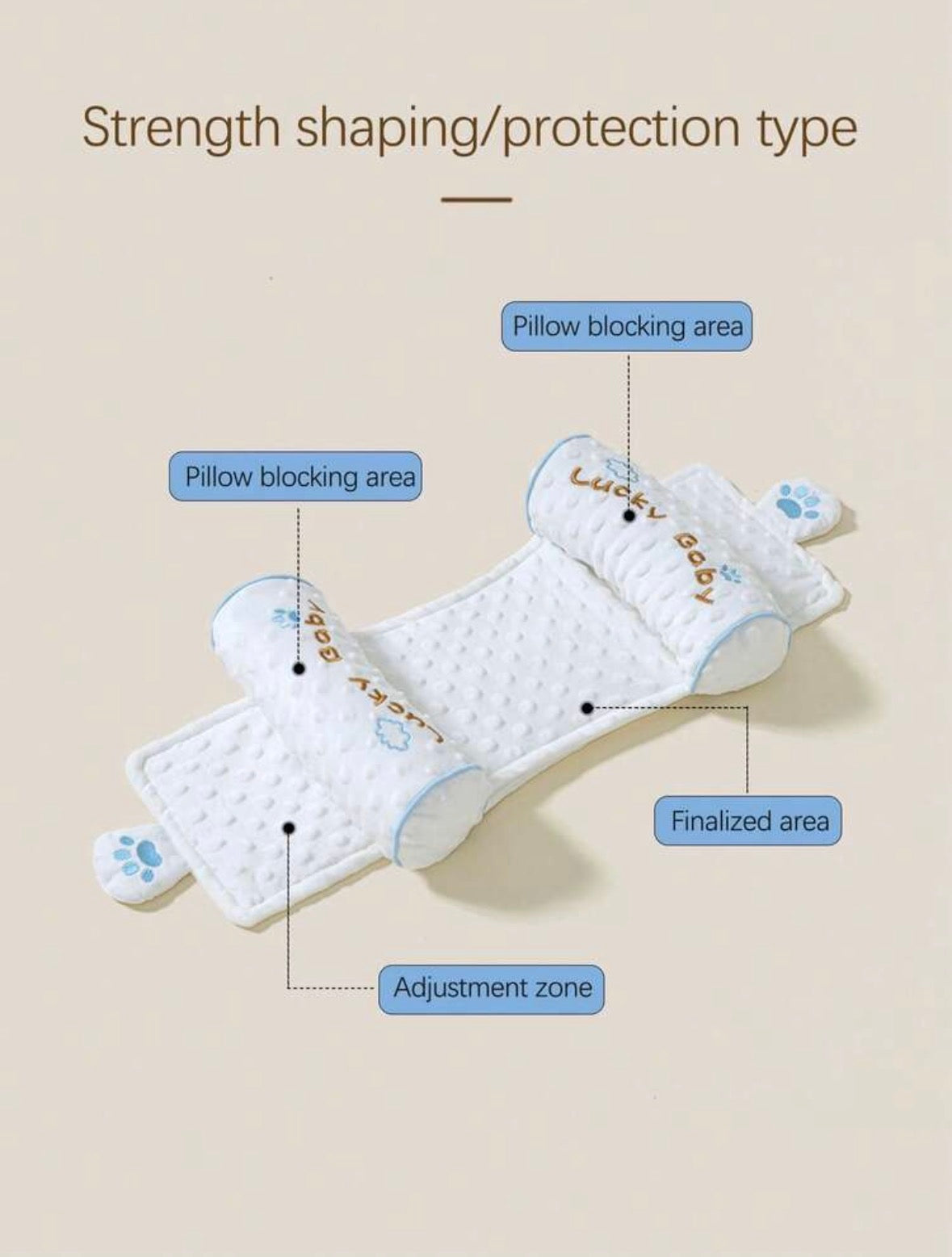 Adjustable Newborn Baby Head Pillow