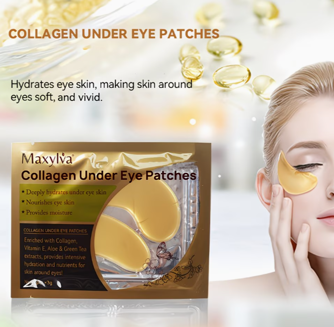 Collagen Under Eye Patches - Anti-Aging Hydrogel Eye Masks