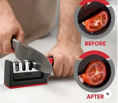 Make your knife razor sharp! | 4 stage knife sharpener
