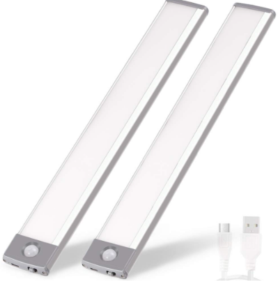 Light your house with these 400mah motion sensor rechargeable white lights