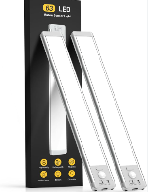 Light your house with these 400mah motion sensor rechargeable white lights