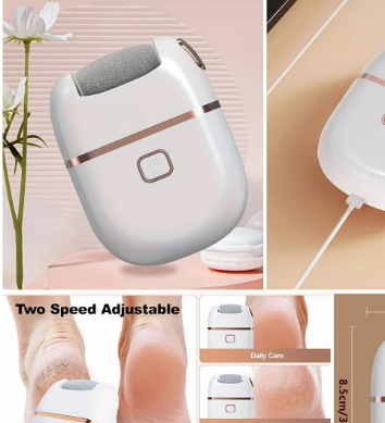 make your feet baby smooth with electric foot grinder | 6 different grinder set