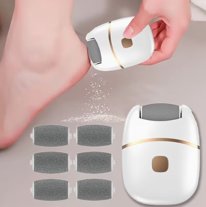 make your feet baby smooth with electric foot grinder | 6 different grinder set