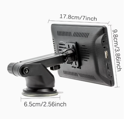 7 inch portable car play screen Touch Screen and reverse camera