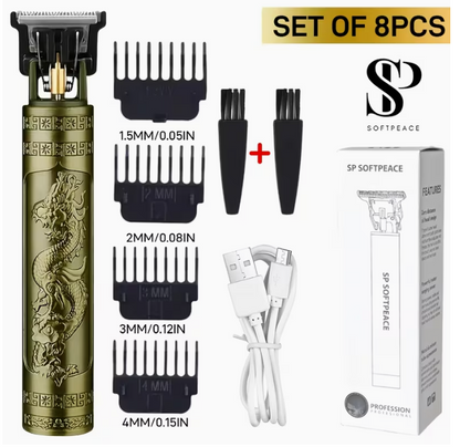 Professional Electric Hair Clipper - Cordless Rechargeable Trimmer