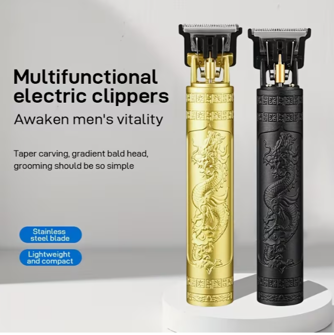 Professional Electric Hair Clipper - Cordless Rechargeable Trimmer