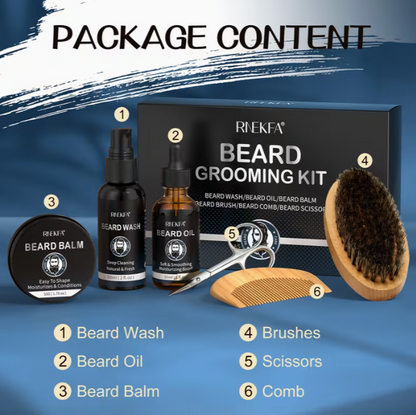 Complete Beard Grooming Kit – Shape & Style with Confidence