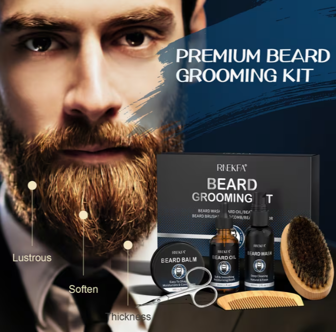 Complete Beard Grooming Kit – Shape & Style with Confidence