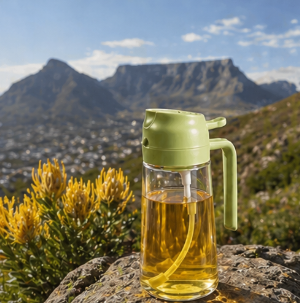 spray and pour oil effortlessly with the 2-1 oil spray dispenser