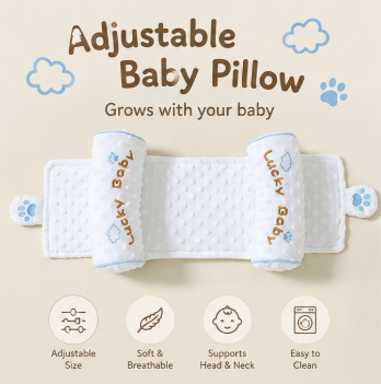 Adjustable Newborn Baby Head Pillow